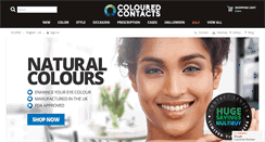 Desktop Screenshot of colouredcontacts.com